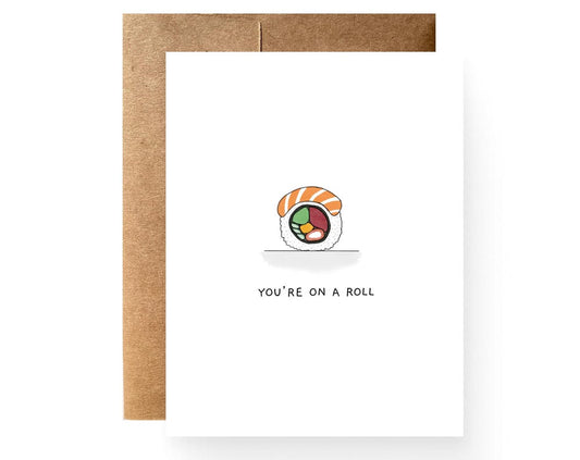 Sushi Roll Card