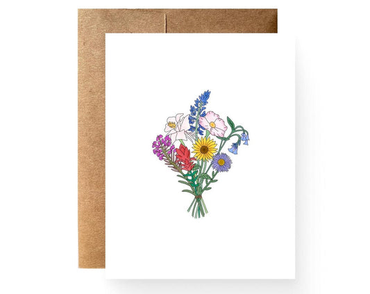 Wildflower Bouquet Card